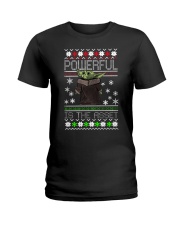 Powerful is the asset Christmas Baby Yoda shirt Ladies T-Shirt thumbnail