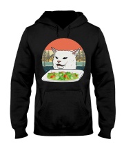 Cat eat salad shirt Hooded Sweatshirt thumbnail