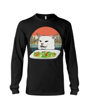 Cat eat salad shirt Long Sleeve Tee thumbnail