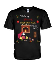 Mickey This is my Hallmark Christmas movie shirt V-Neck T-Shirt thumbnail