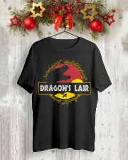 Dragon's Lair Jurassic Park shirt Classic T-Shirt lifestyle-holiday-crewneck-front-2