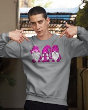 Hanging With Pink Gnomies Sweatshirt Crewneck Sweatshirt apparel-crewneck-sweatshirt-lifestyle-04