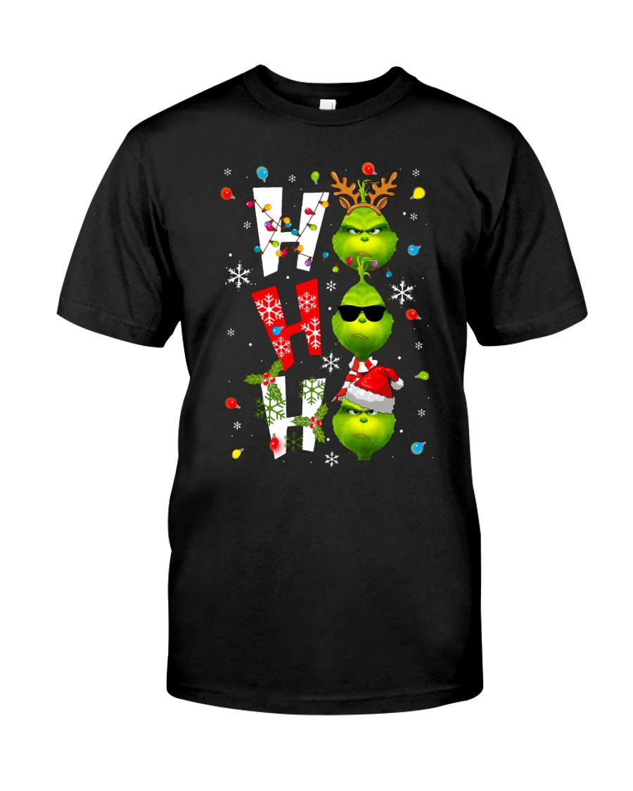 Ho Ho Ho Grinch Christmas shirt Classic T-Shirt