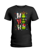 Ho Ho Ho Grinch Christmas shirt Ladies T-Shirt thumbnail