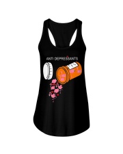 Antidepressants Flamingos shirt Ladies Flowy Tank thumbnail