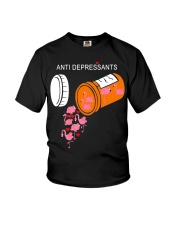 Antidepressants Flamingos shirt Youth T-Shirt thumbnail