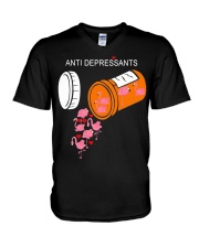 Antidepressants Flamingos shirt V-Neck T-Shirt thumbnail