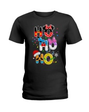 Ho Ho Ho Mickey Disney Christmas shirt Ladies T-Shirt thumbnail