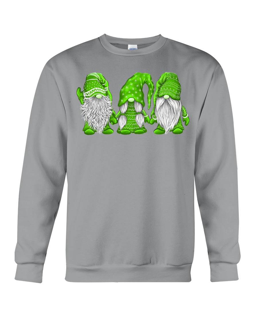 Hanging With Green Gnomies Sweatshirt Crewneck Sweatshirt