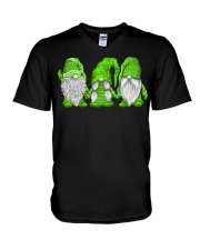 Hanging With Green Gnomies Sweatshirt V-Neck T-Shirt thumbnail