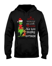 Grinch Hallmark Christmas Movies inside shirt Hooded Sweatshirt thumbnail
