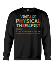 Vintage Physical Therapist define shirt Crewneck Sweatshirt thumbnail