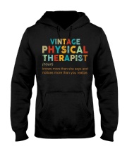 Vintage Physical Therapist define shirt Hooded Sweatshirt thumbnail