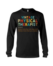 Vintage Physical Therapist define shirt Long Sleeve Tee thumbnail