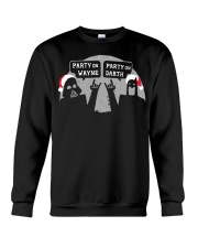 Party On Wayne Party On Darth Christmas shirt Crewneck Sweatshirt thumbnail