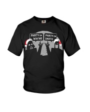 Party On Wayne Party On Darth Christmas shirt Youth T-Shirt thumbnail