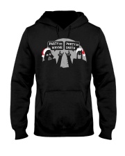 Party On Wayne Party On Darth Christmas shirt Hooded Sweatshirt thumbnail