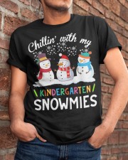 Chillin' with my Kindergarten snowmies shirt Classic T-Shirt apparel-classic-tshirt-lifestyle-26