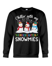 Chillin' with my Kindergarten snowmies shirt Crewneck Sweatshirt thumbnail