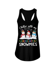 Chillin' with my Kindergarten snowmies shirt Ladies Flowy Tank thumbnail