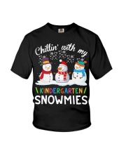 Chillin' with my Kindergarten snowmies shirt Youth T-Shirt thumbnail