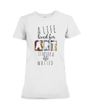 Life is an art Premium Fit Ladies Tee thumbnail