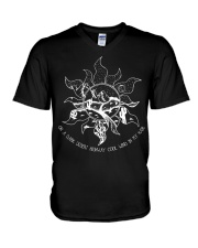 Sun On A Dark Desert Highway Cool Wind In My Hair V-Neck T-Shirt thumbnail