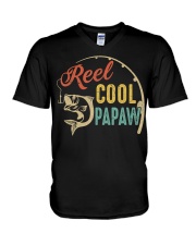 Mens Father's Day Gifts Shirt Vintage Fishing V-Neck T-Shirt thumbnail