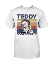 US Beer Teddy Boozedevelt Classic T-Shirt front