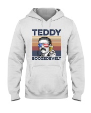 US Beer Teddy Boozedevelt Hooded Sweatshirt thumbnail