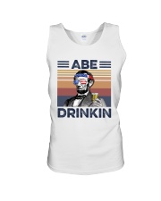 US Beer Abe Drinkin Unisex Tank thumbnail
