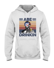 US Beer Abe Drinkin Hooded Sweatshirt thumbnail