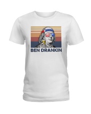 US Beer Ben Drankin Ladies T-Shirt thumbnail