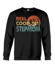 Funny Retro Reel Cool Stepmom Fishing Mothers Day Crewneck Sweatshirt thumbnail