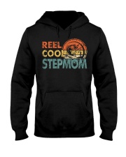 Funny Retro Reel Cool Stepmom Fishing Mothers Day Hooded Sweatshirt thumbnail