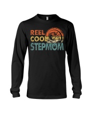 Funny Retro Reel Cool Stepmom Fishing Mothers Day Long Sleeve Tee thumbnail