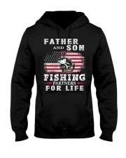 Father and Son Fishing Partners for Life American Hooded Sweatshirt thumbnail