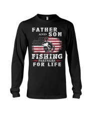 Father and Son Fishing Partners for Life American Long Sleeve Tee thumbnail