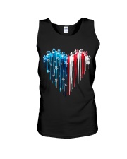 Dog 4th July Unisex Tank tile