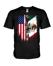 Mexico - United State V-Neck T-Shirt thumbnail