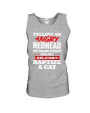 Telling an Angry Redhead Unisex Tank thumbnail