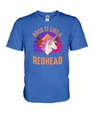 Rock it like a Redhead V-Neck T-Shirt thumbnail