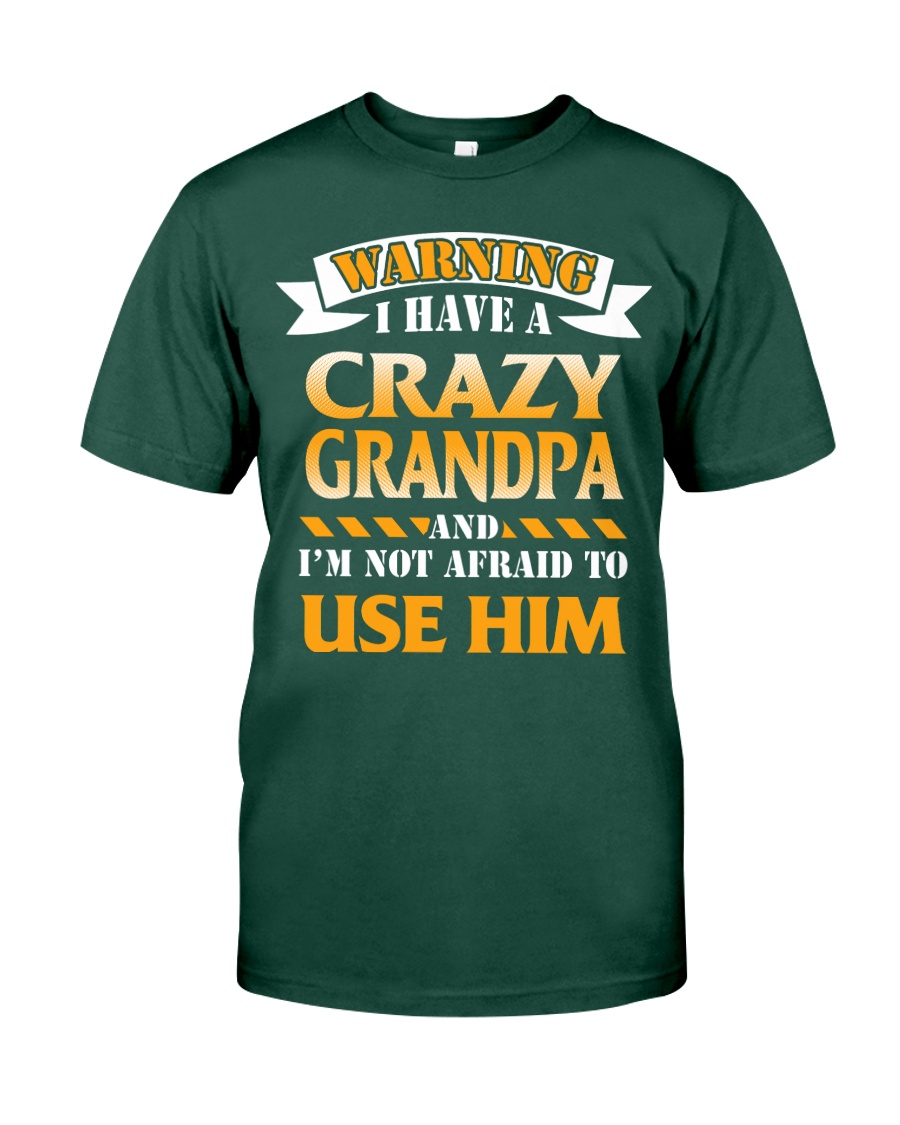Crazy Grandpa Premium Fit Mens Tee