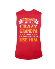 Crazy Grandpa Sleeveless Tee front