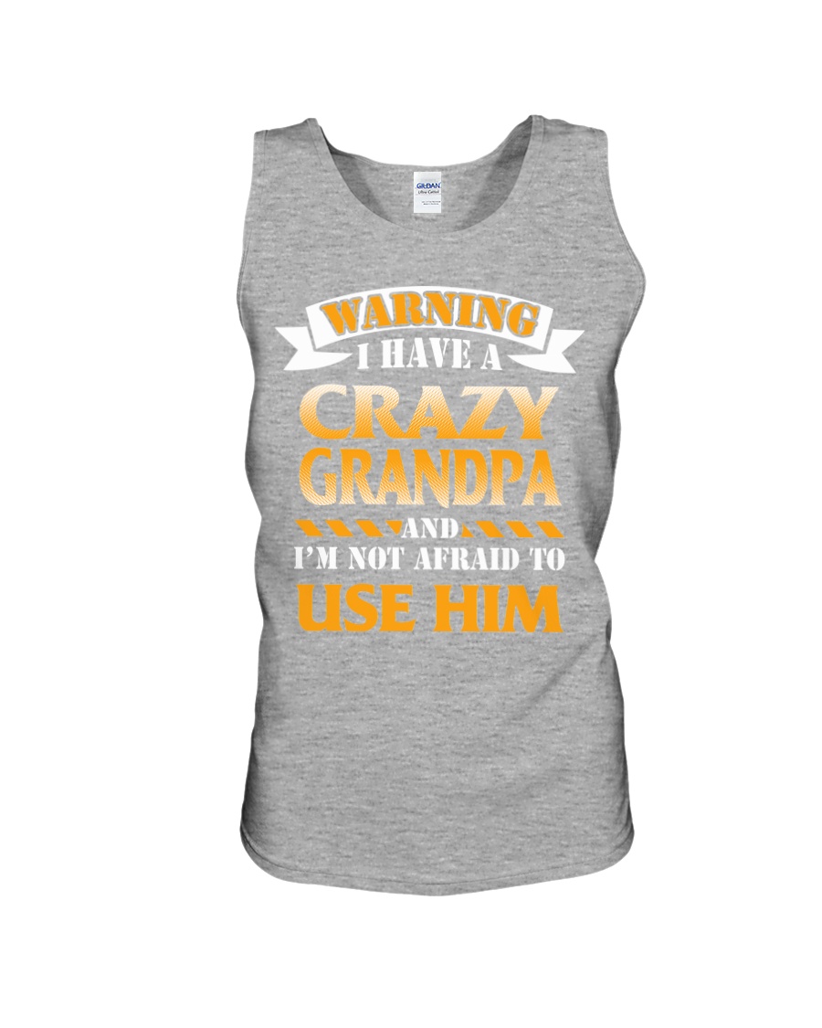 Crazy Grandpa Unisex Tank