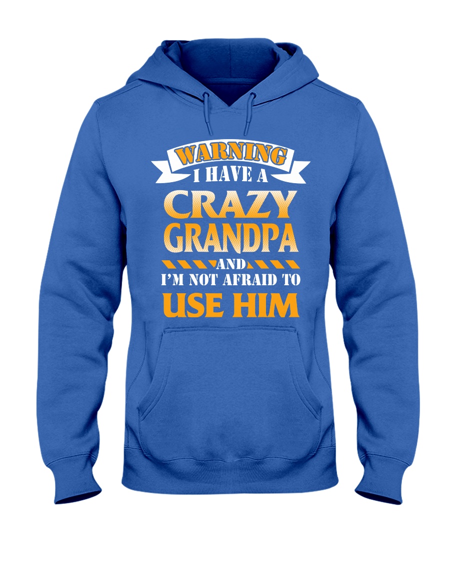 Crazy Grandpa Hooded Sweatshirt