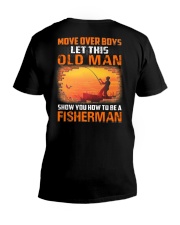 Fishing Move Over Boys Eng V-Neck T-Shirt thumbnail