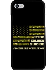 100 MILE CHALLENGE STOP SOLDIER SUICIDE Phone Case tile