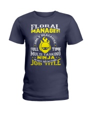 FLORAL MANAGER Ladies T-Shirt front