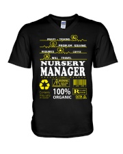 NURSERY MANAGER V-Neck T-Shirt thumbnail